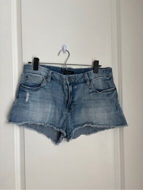 STS Blue Light Wash Distressed Denim Jean Shorts